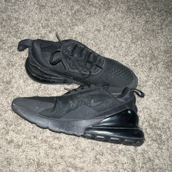 Nike Shoes - BARELY WORN ALL BLACK NIKE AIRMAX 270